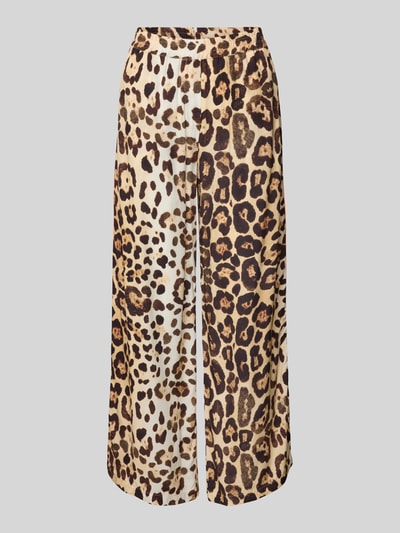 Emily Van den Bergh Stoffhose mit elastischem Bund Beige 2