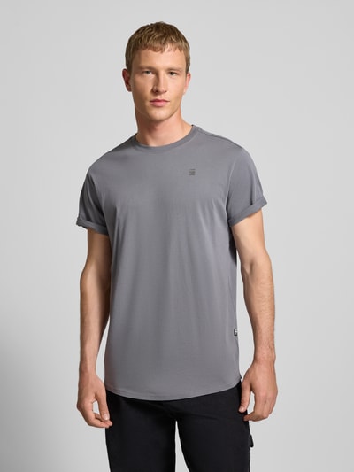 G-Star RAW T-Shirt mit Label-Detail Hellgrau 4