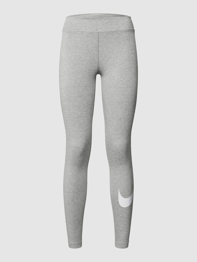 Nike Legginsy z nadrukiem z logo Jasnoszary 2