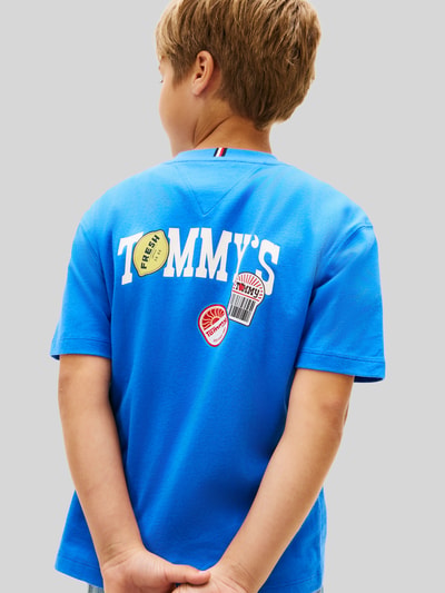 Tommy Hilfiger Kids Regular Fit T-Shirt aus reiner Baumwolle Royal 3