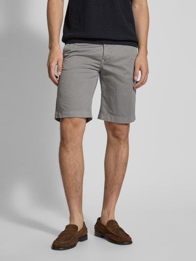 Pierre Cardin Regular Fit Shorts mit Gesäßtaschen Modell 'Strasbourg' Hellgrau 4