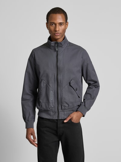 s.Oliver RED LABEL Regular Fit Blouson mit Kontrast-Details Anthrazit 4