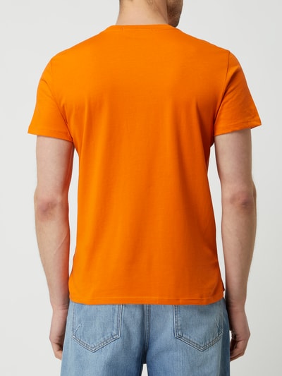 Calvin Klein Jeans T-Shirt aus Bio-Baumwolle Dunkelorange 5