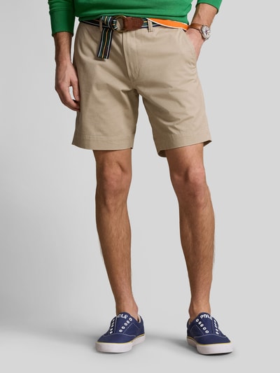 Polo Ralph Lauren Regular Fit Bermuda aus reiner Baumwolle Beige 4