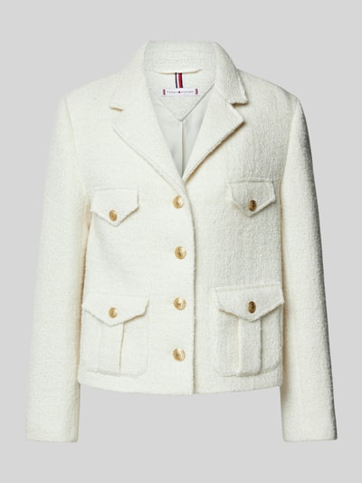 Tommy Hilfiger Jacke mit Pattentaschen Weiss 1