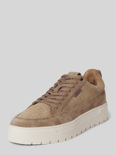 POELMAN B.V. Sneaker mit Label-Detail Modell 'Ivar 02' Taupe 1