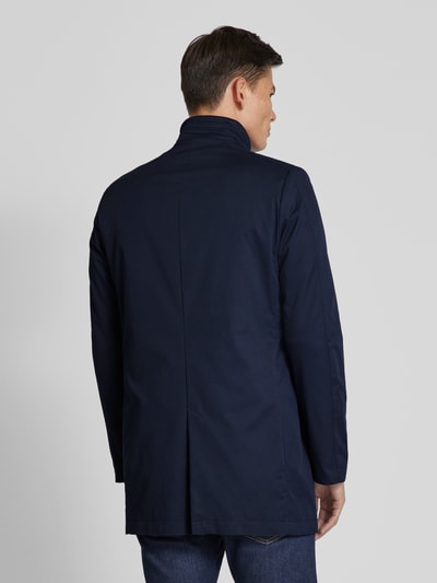 s.Oliver BLACK LABEL Slim fit trenchcoat met opstaande kraag Marineblauw - 5