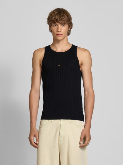 BLKVIS Tanktop mit Label-Stitching Black 4