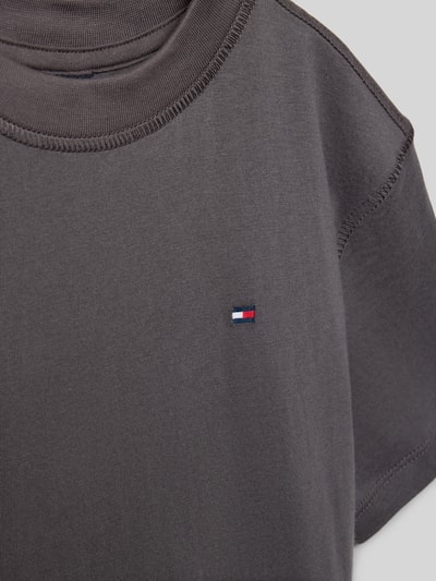 Tommy Hilfiger Kids Regular fit T-shirt van puur katoen  Grafiet - 2