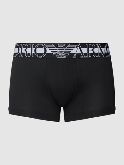 Emporio Armani Trunks mit Logo-Bund Black 2