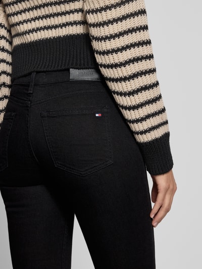 Tommy Hilfiger Jeansy o kroju slim fit z mieszanki bawełny Czarny 3
