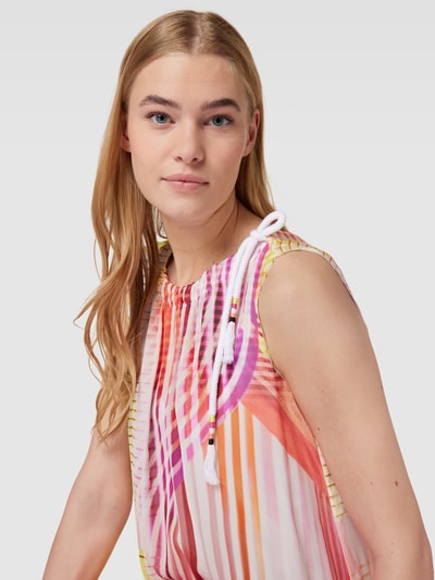Marc Cain Blusenkleid mit Allover-Muster Rosa 3