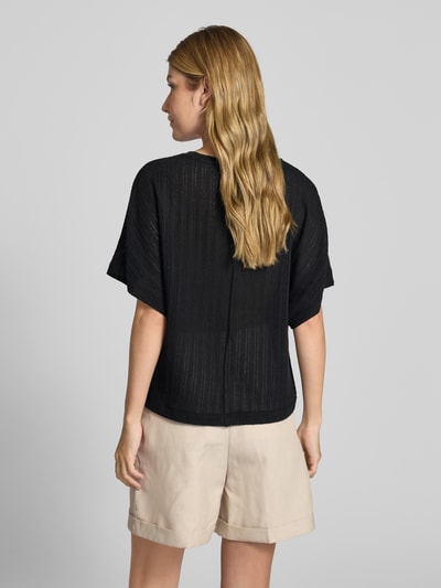 Tom Tailor Loose Fit Strick-Shirt mit Baumwollanteil Black 5