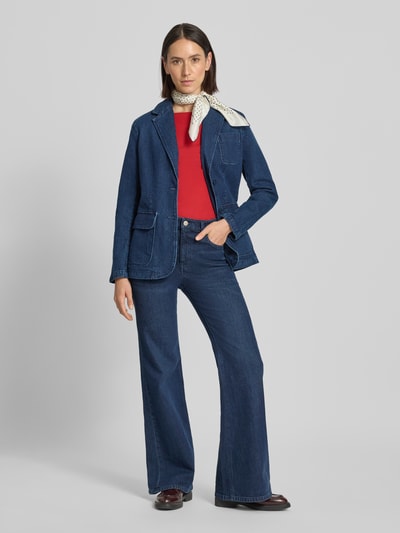 Lauren Ralph Lauren Regular Fit Blazer in Denim-Optik Modell 'LAWDRO' Dunkelblau 1