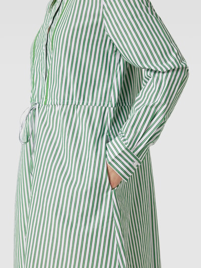 Tommy Hilfiger Sukienka koszulowa z wzorem w paski Zielony 3