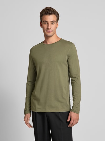 OLYMP Level Five Longsleeve mit Rundhalsausschnitt Khaki 4