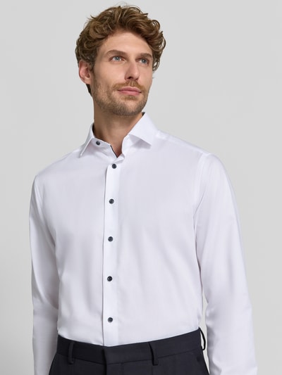 OLYMP Modern Fit Businesshemd mit extra langem Arm Weiss 3