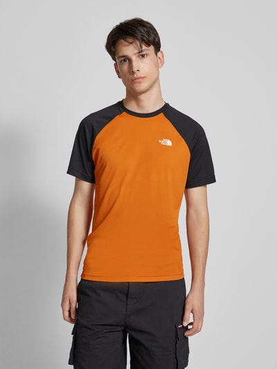 The North Face T-shirt met labelprint, model 'TANKEN' Oranje - 4