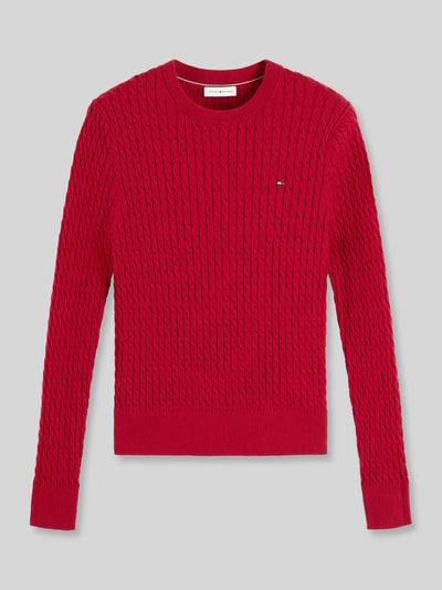 Tommy Hilfiger Pullover mit Logo-Detail Rot 2