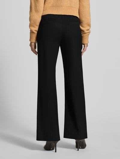 Weekend Max Mara Regular fit broek met scheerwol, model 'PETRA' Zwart - 5