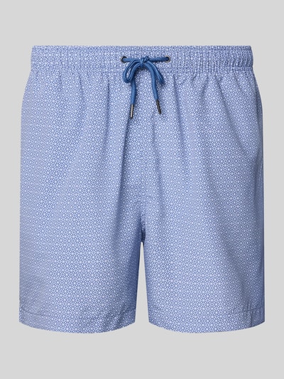 MCNEAL Badehose mit elastischem Bund Rauchblau 1