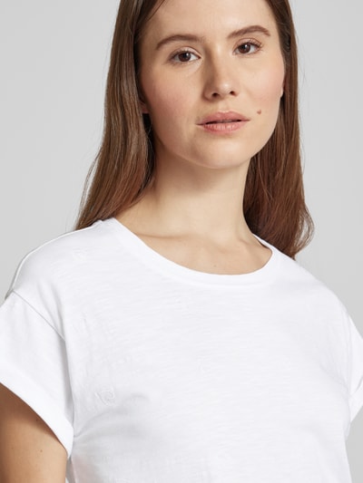 Jake*s Casual T-shirt met ronde hals Wit - 3