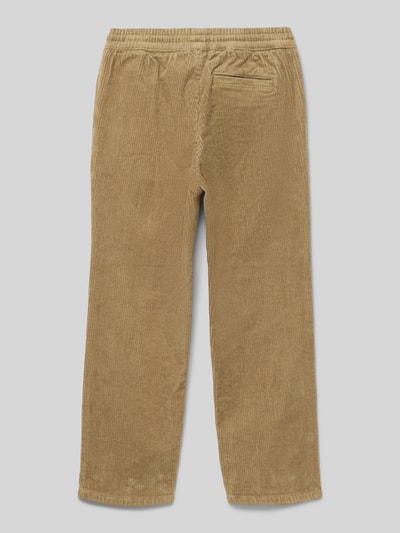 Only & Sons Tapered fit corduroy broek van katoenmix, model 'YOKE' Camel - 3