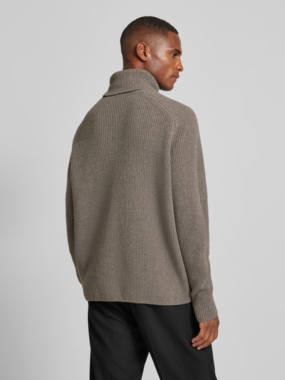 BOSS Gebreide pullover, model 'Evento' Taupe - 5