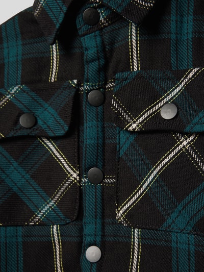 Jack & Jones Hemdjacke mit Tartan-Karo Modell 'DARREN' Schwarz 2