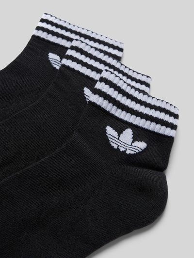 adidas Originals Krótkie skarpety z nadrukiem z logo w zestawie 3 szt. Czarny 2