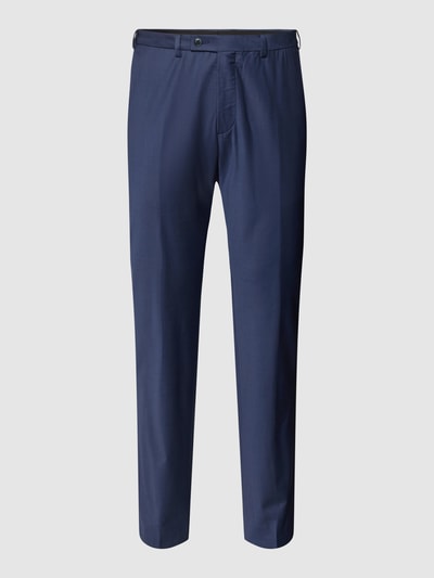 DIGEL Stoffen broek met persplooien, model 'Franco' Marineblauw - 2