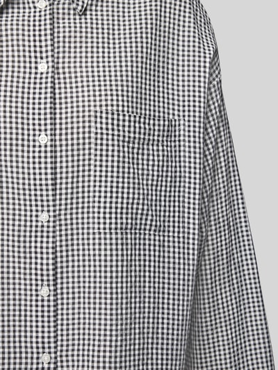 Jake*s Casual Pyjamabovendeel met borstzak Zwart - 2