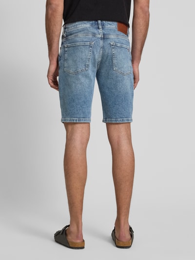 BOSS Orange Regular Fit Jeansshorts im Used-Look Modell 'Re.Maine' Hellblau 5