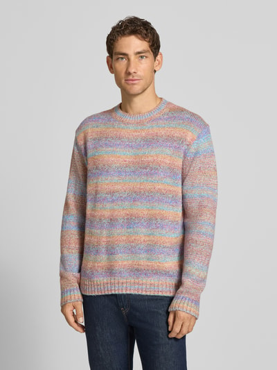 Jake*s Studio Men Regular Fit Pullover mit Woll-Anteil Rosa 4