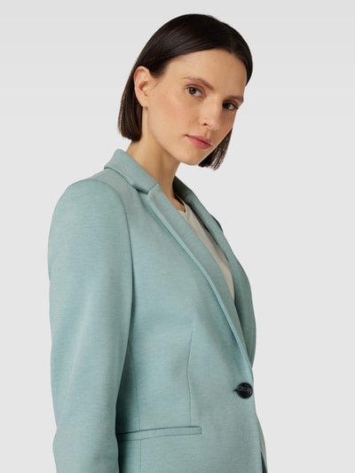 Jake*s Collection Blazer mit unifarbenem Design und Zweiwege-Reißverschluss Aqua 3