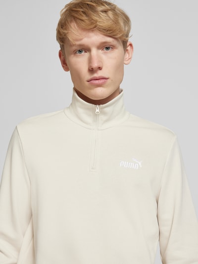 PUMA PERFORMANCE Sweatshirt mit Label-Stitching Offwhite 3