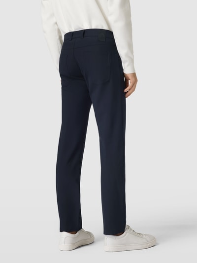 ALBERTO Slim fit broek met steekzak, model 'PIPE' Marineblauw - 5