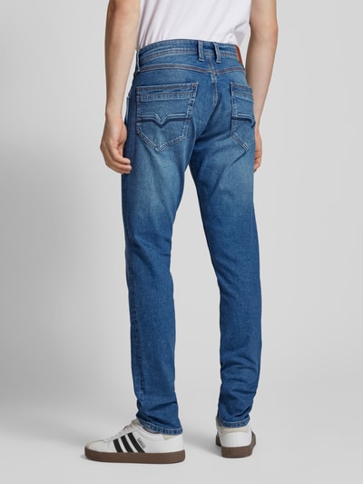 Pepe Jeans Tapered Fit Jeans im 5-Pocket-Design Modell 'SPIKE' Jeansblau 5