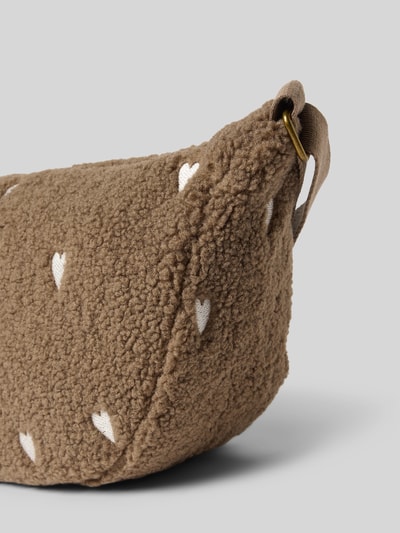 STUDIO NOOS Bauchtasche aus Teddyfell Modell 'Teddy' Taupe 3
