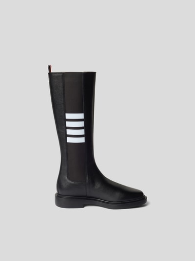 Thom Browne Stiefel mit Kontraststreifen Black 6