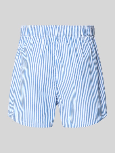 Produktfoto, Regular Fit Boxershorts aus reiner Baumwolle im 2er-Pack von Lacoste, krój regular fit, paski, gładki, label patch, elastyczny pas, materiał bawełna