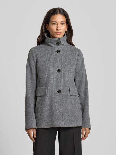 Gil Bret Regular Fit Wolljacke mit Kaschmir-Anteil Hellgrau Melange 4