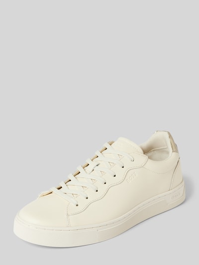 BOSS Sneaker mit Label-Print Modell 'Rhys' Offwhite 1