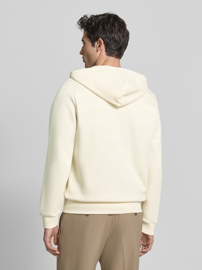 Lacoste Regular Fit Sweatjacke aus Baumwoll-Mix Offwhite 5