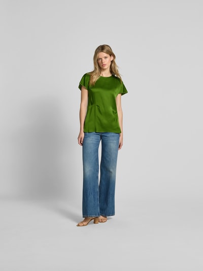 Victoria Beckham Blusenshirt mit Rundhalsausschnitt Gruen 1