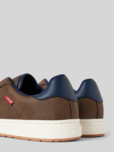 Levi’s® Acc. Sneakers met labeldetail, model 'PIPER' Middenbruin - 2