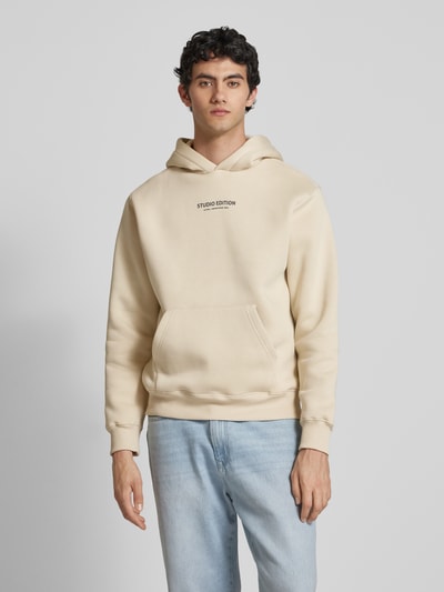 Alpha Industries Hoodie mit Label-Print Modell 'Studio Edition' Offwhite 4