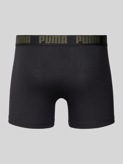 Puma Boxershort met labeldetail in een set van 2 stuks Kaki - 3