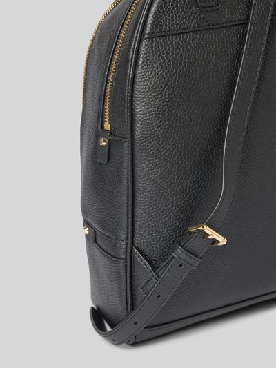 MICHAEL Michael Kors Lederrucksack mit Label-Applikation Modell 'RHEA' Black 3