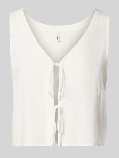 Only Relaxed fit blousetop van pure viscose, model 'NOVA LIFE' Offwhite - 2